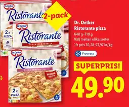 Lidl Dr.Oetker Ristorante pizza erbjuda