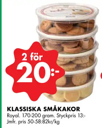 Klassiska Småkakor 2x170-200g