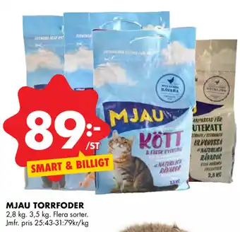 ÖoB Mjau Torrfoder 2,8kg erbjuda