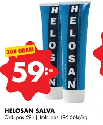 ÖoB Helosan Salva 300g erbjuda