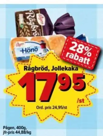 Rågbröd, Jollekaka