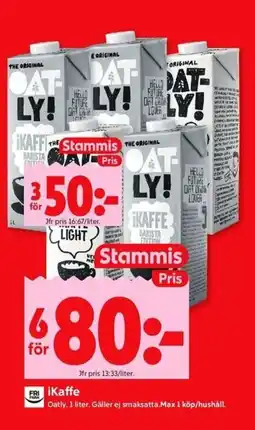 ICA Kvantum OATLY Ikaffe erbjuda