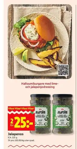 ICA Kvantum ICA Jalapenos erbjuda