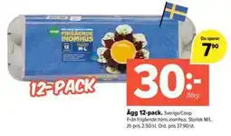 Coop Extra Ägg 12-pack erbjuda