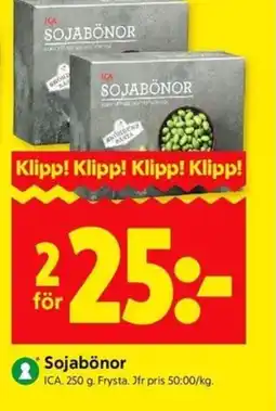 ICA Kvantum ICA Sojabönor erbjuda