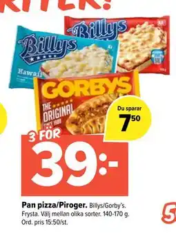 Coop Extra Pan pizza/Piroger erbjuda