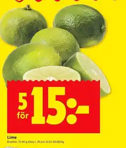 ICA Kvantum Lime erbjuda