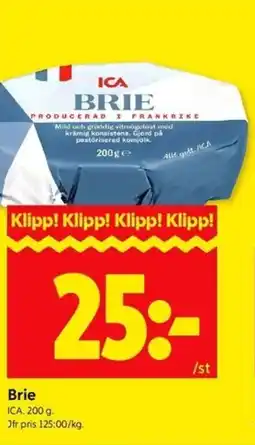 ICA Kvantum ICA Brie erbjuda