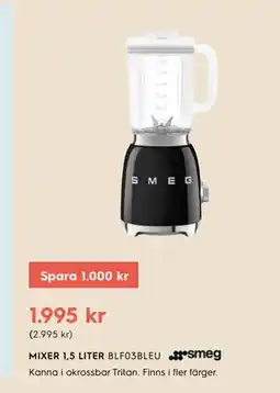 Electrolux Home MIXER 1,5 LITER BLF03BLEU erbjuda
