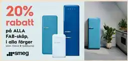 Electrolux Home 20% rabatt på ALLA FAB-skåp, i alla färger erbjuda