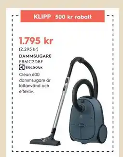 Electrolux Home DAMMSUGARE erbjuda