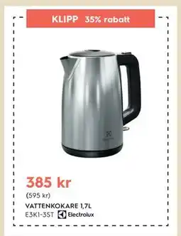 Electrolux Home VATTENKOKARE 1,7L erbjuda