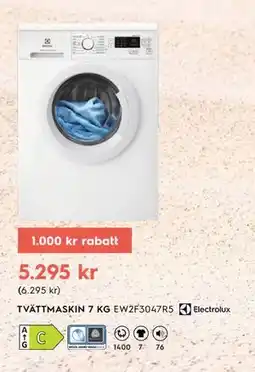 Electrolux Home TVÄTTMASKIN 7 KG erbjuda