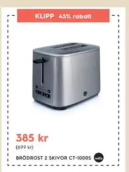 Electrolux Home BRÖDROST 2 SKIVOR erbjuda