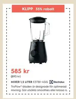 Electrolux Home MIXER 1,5 LITER erbjuda