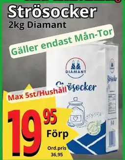 Supergrossen Strösocker erbjuda