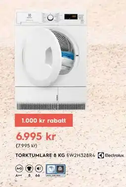 Electrolux Home TORKTUMLARE 8 KG erbjuda