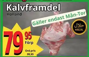 Supergrossen Kalvframdel erbjuda