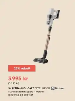 Electrolux Home SKAFTDAMMSUGARE EP82UB25SH erbjuda