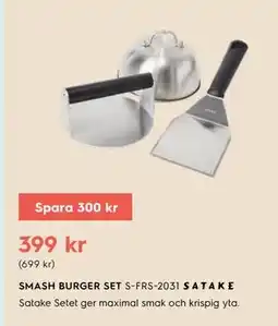 Electrolux Home SMASH BURGER SET erbjuda