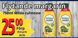 Supergrossen Flytande margarin erbjuda