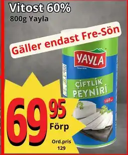 Supergrossen Vitost 60% erbjuda
