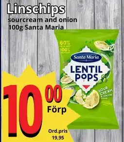 Supergrossen Linschips erbjuda