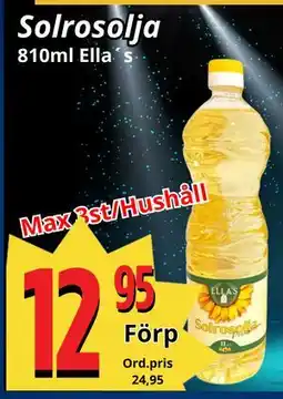 Supergrossen Solrosolja erbjuda