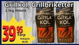 Grillkol, Grillbriketter