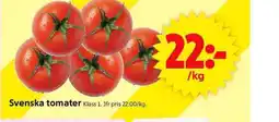 ICA Supermarket Svenska tomater Klass erbjuda
