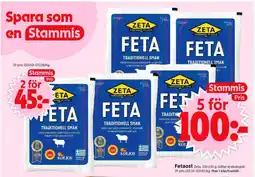 ICA Supermarket Fetaost Zeta. erbjuda