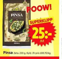 ICA Supermarket Pinsa Zeta. erbjuda