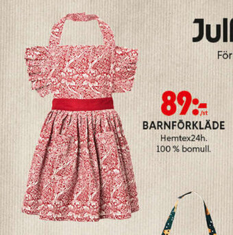 ICA Maxi Hemtex 24h Barnförkläde erbjuda