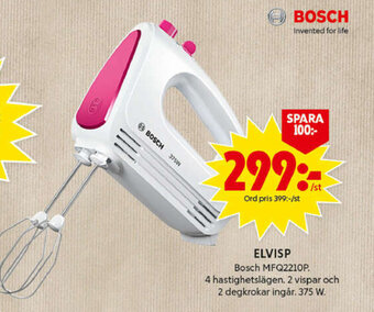 ICA Maxi Bosch MFQ221OP Elvisp erbjuda