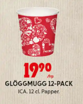 ICA Maxi ICA Glöggmugg 12-pack 12cl erbjuda