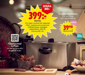 ICA Maxi ICA Fritös 3 liter erbjuda