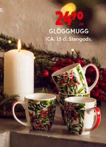 ICA Maxi ICA Glöggmugg 15cl erbjuda