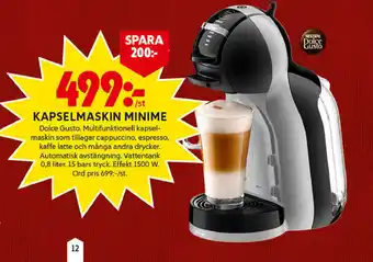Dolce Gusto Kapelsmaskin Minime