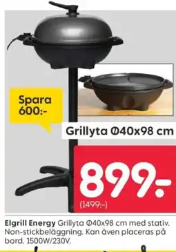 Rusta Elgrill Energy erbjuda
