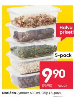 Rusta Matlåda erbjuda