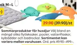 Rusta Sommarprodukter för husdjur erbjuda