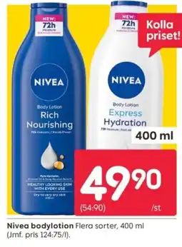 Rusta NIVEA bodylotion erbjuda