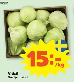 Stora Coop Vitkål erbjuda