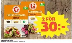 Coop FULLKORNSPASTA erbjuda