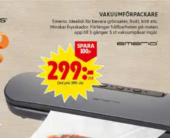 Emerio Vakuumförpackare