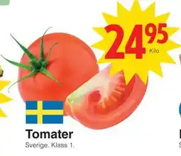 Matöppet Tomater erbjuda