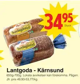 Matöppet Lantgoda - Kärnsund erbjuda