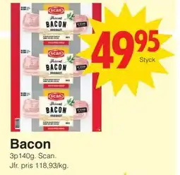 Matöppet Bacon erbjuda