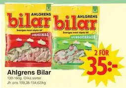 Matöppet Ahlgrens Bilar erbjuda