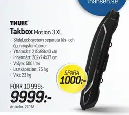 thansen Takbox erbjuda